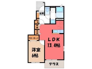 プレリーヴィラの物件間取画像